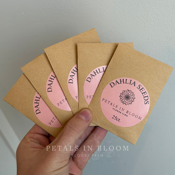 dahlia seeds Dahlia Seed Packet – Petals In Bloom Flower Farm